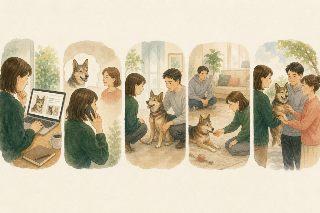 保護犬の迎え方｜探すところから正式譲渡まで
