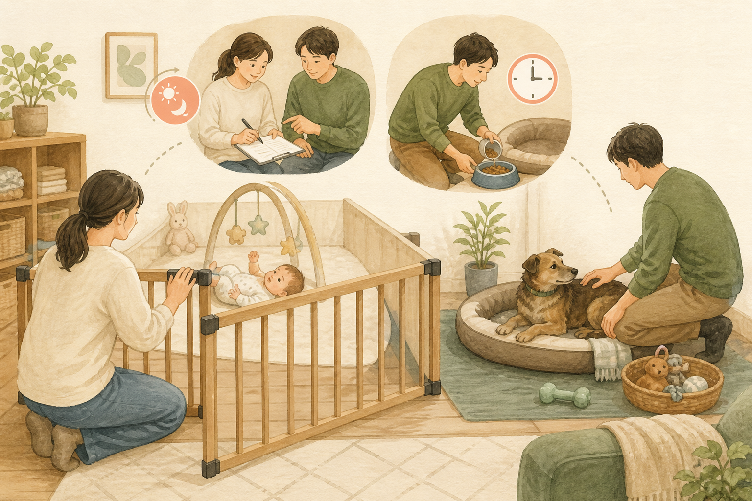 赤ちゃんがいる・生まれる予定の家庭で保護犬を迎える前に