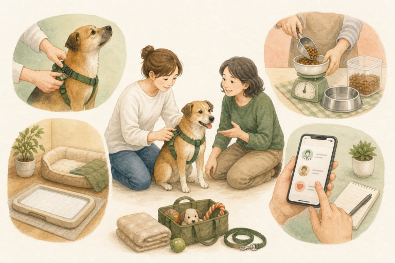 犬を初めて飼う人が保護犬を迎えるときの条件と準備