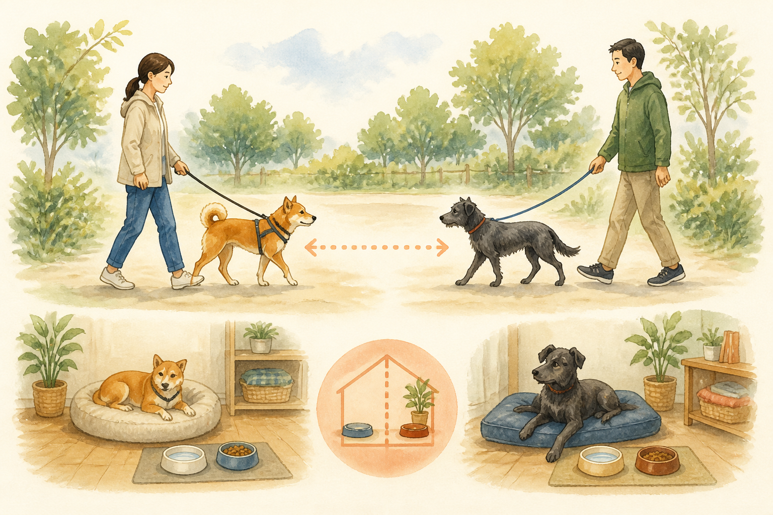 先住犬がいる家庭の応募条件と相性確認