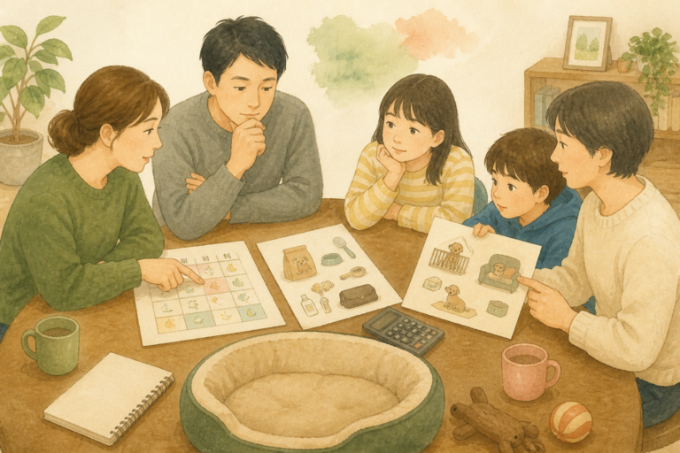 家族に反対する人がいるとき、保護犬への応募前に話し合うこと