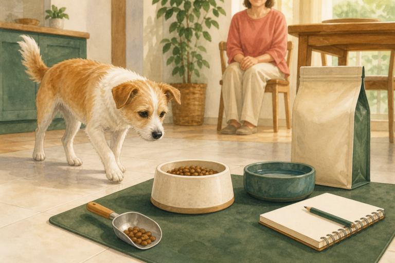 保護犬の最初のフードと食器の準備｜急な変更を避ける方法
