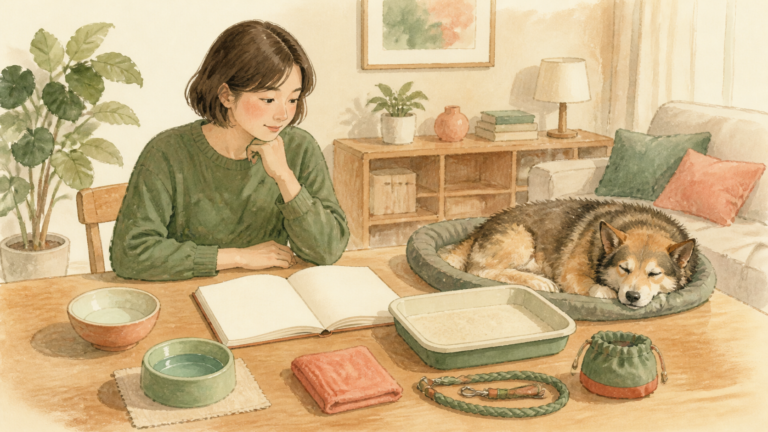 保護犬を迎えて2週間で確認する生活・食事・排泄・行動