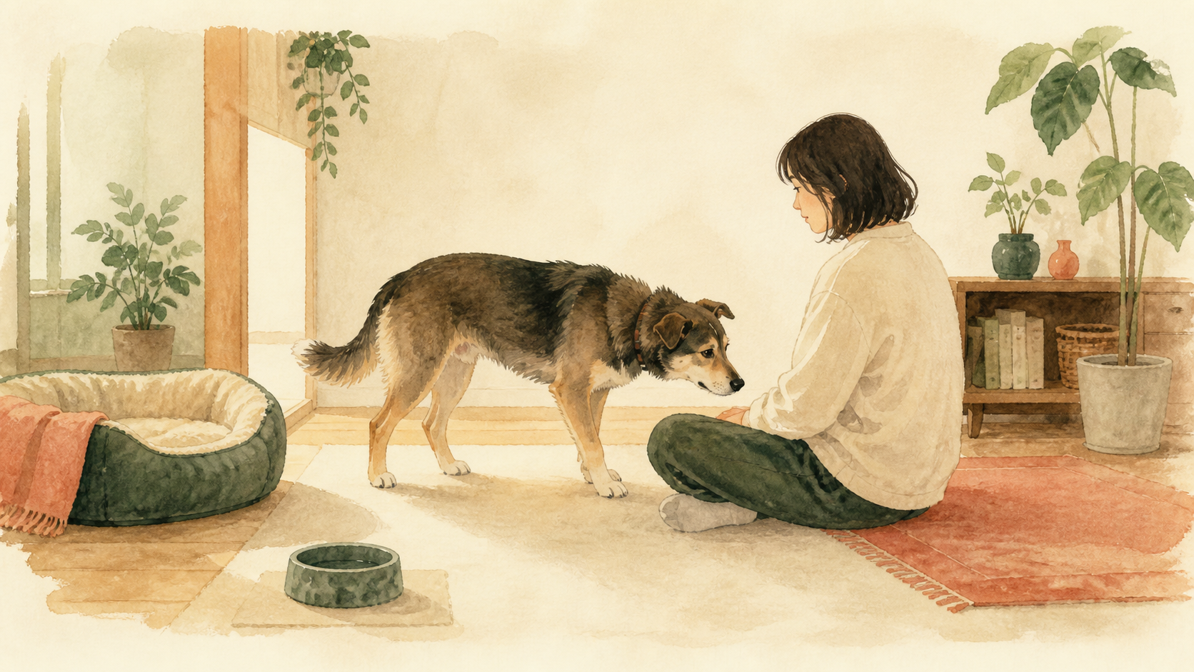 保護犬が心を開いたサイン｜急がず信頼をつくる方法