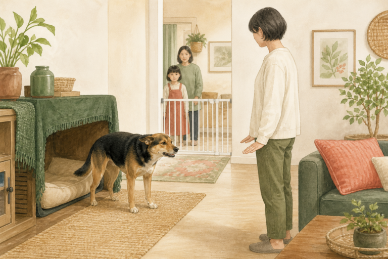 保護犬が唸るときにしてはいけないこと｜距離と安全を守る対応