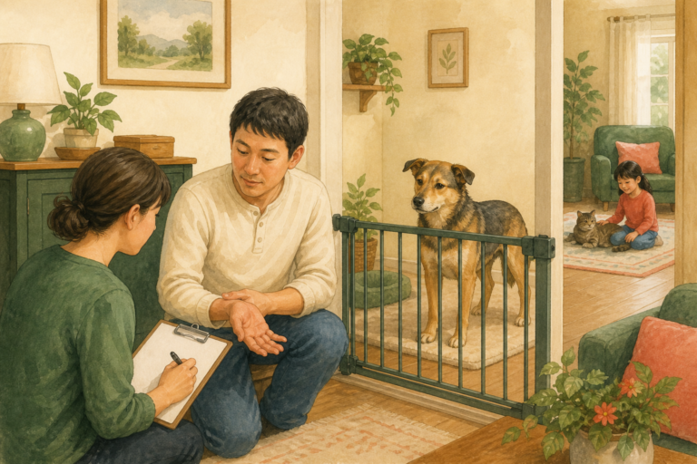 保護犬が噛むときの安全対応｜叱る前に人と犬を離す