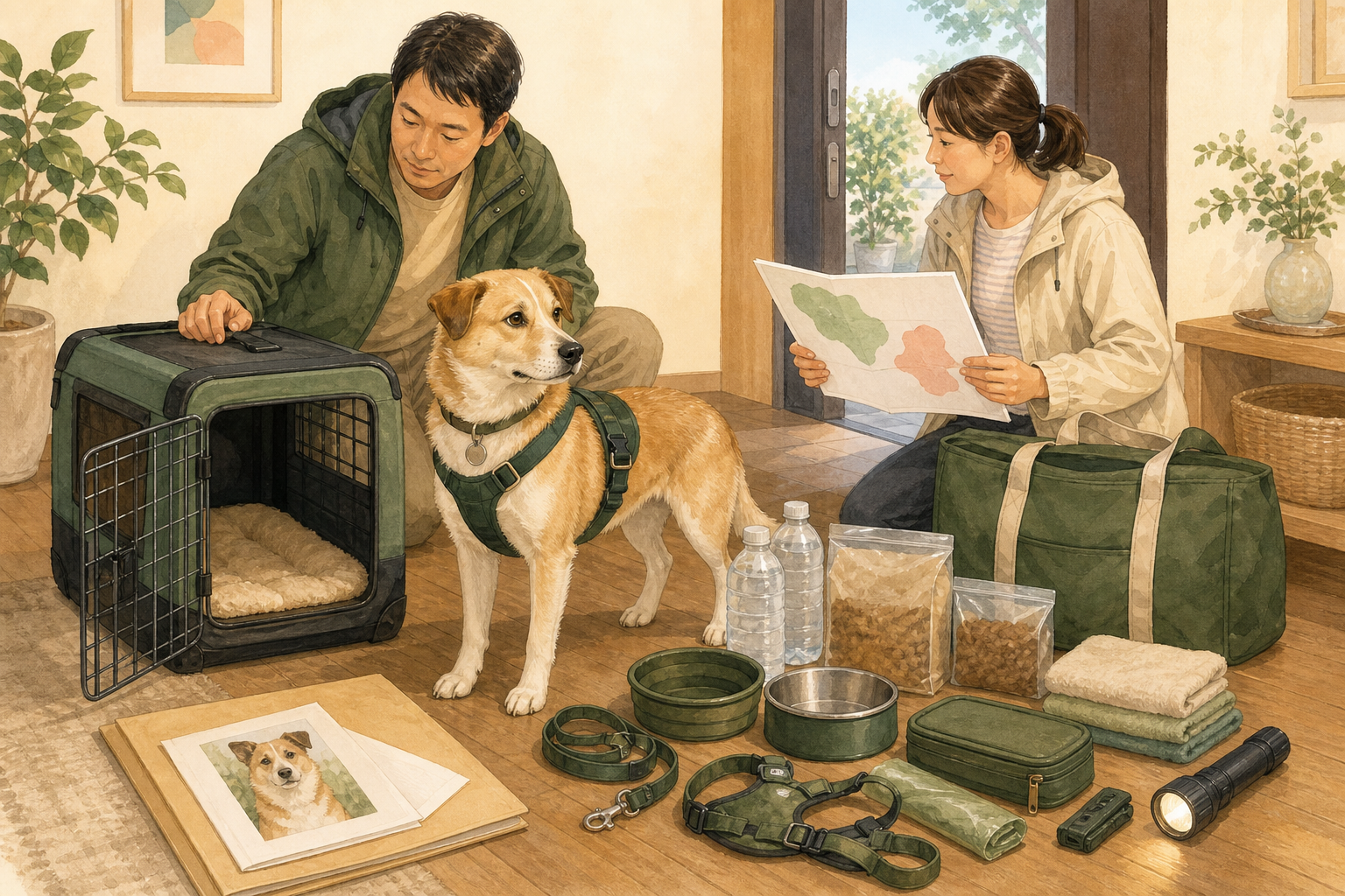 災害時に保護犬を守る備蓄・避難・迷子対策
