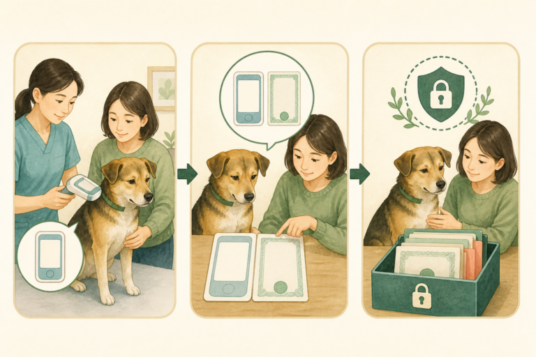 保護犬のマイクロチップ｜所有者変更の手続き