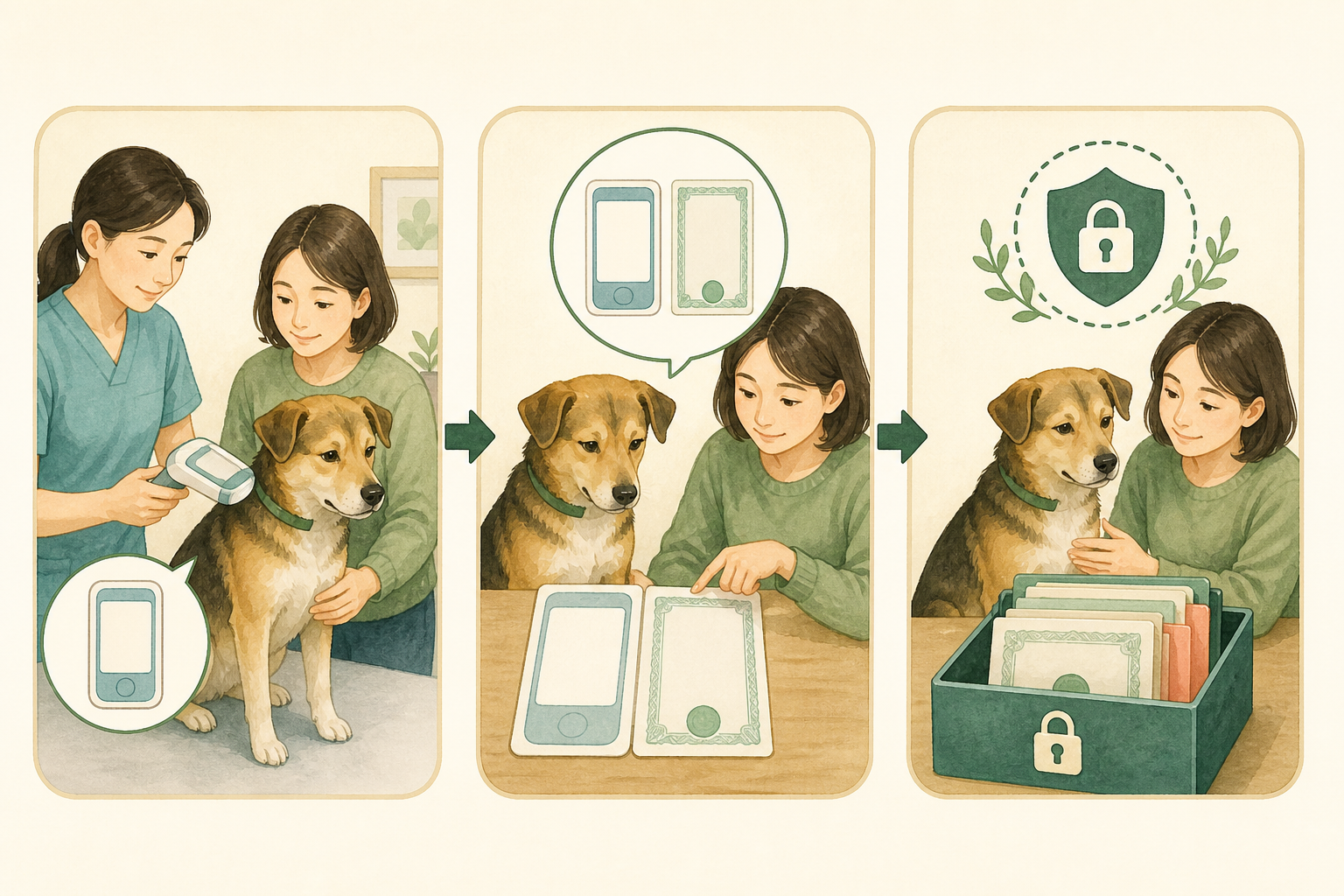 保護犬のマイクロチップ｜所有者変更の手続き