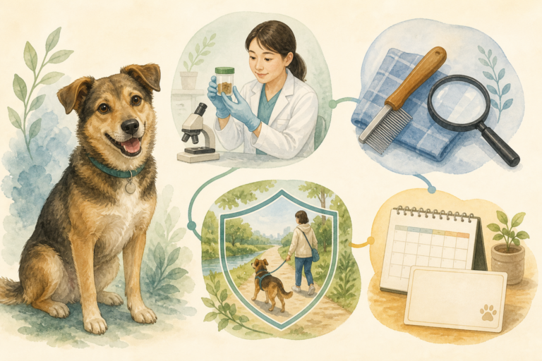 検便・寄生虫・ノミ・マダニ｜保護犬を迎える前の確認