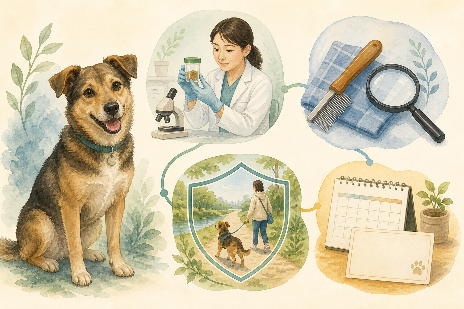 検便・寄生虫・ノミ・マダニ｜保護犬を迎える前の確認