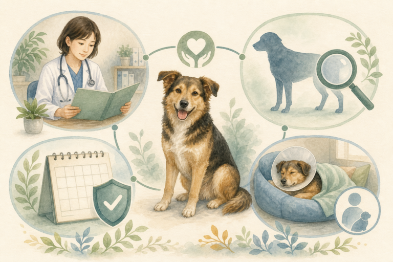 停留精巣がある犬の診療と手術相談