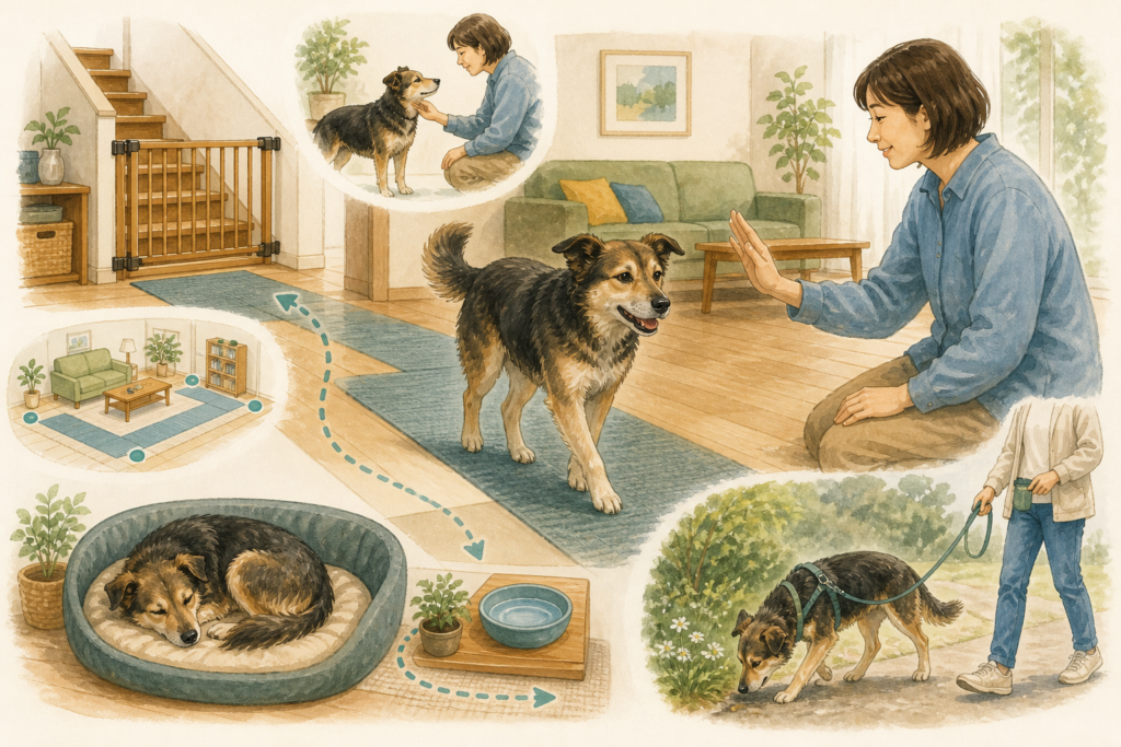 目が見えにくい・片目に疾患がある犬との暮らし