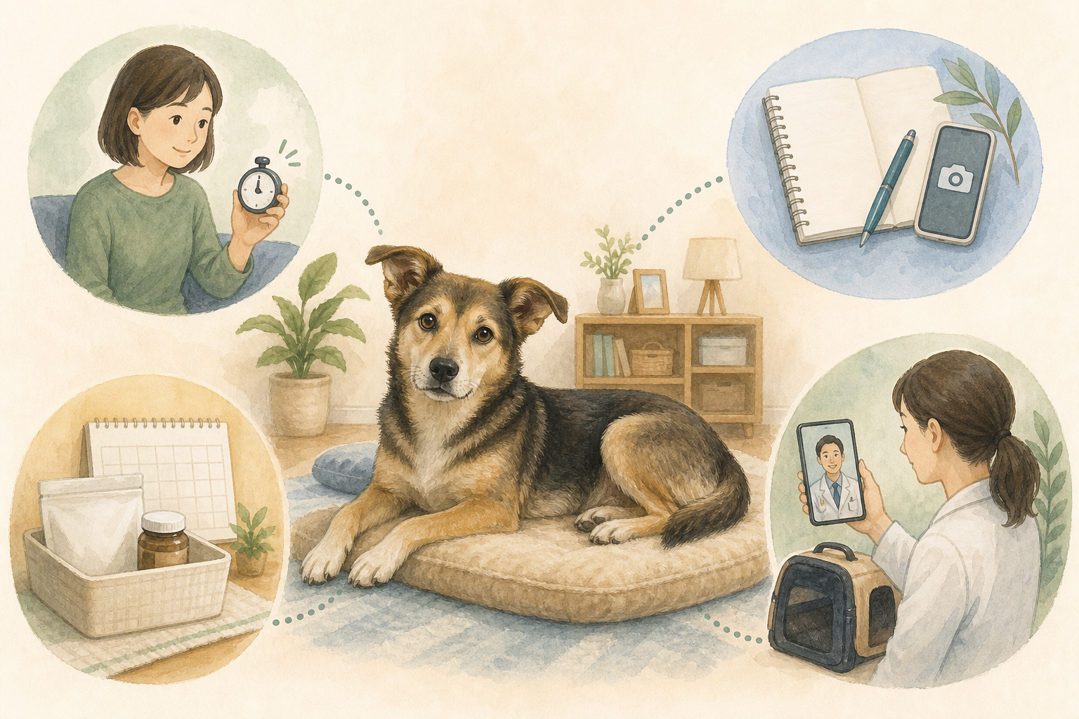 てんかん発作歴がある犬を迎える前の確認事項