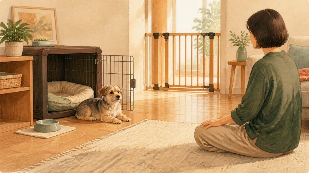 保護犬を迎えた初日の過ごし方｜構いすぎず安全に見守るポイント