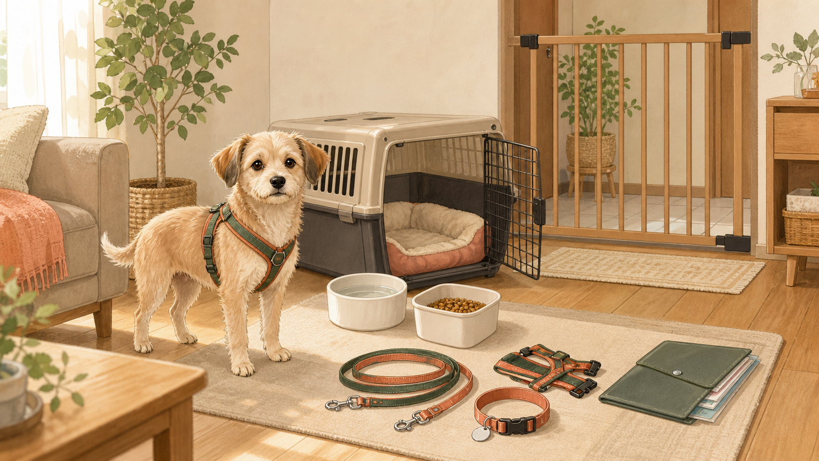 保護犬を迎える準備リスト｜前日までに整えたい住まいと持ち物